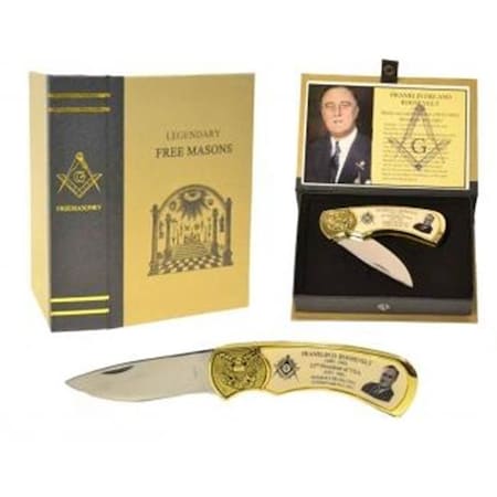 Sigma Impex Sigma Impex KN-1471FDR F.D Roosevelt Masonic Knife KN-1471FDR